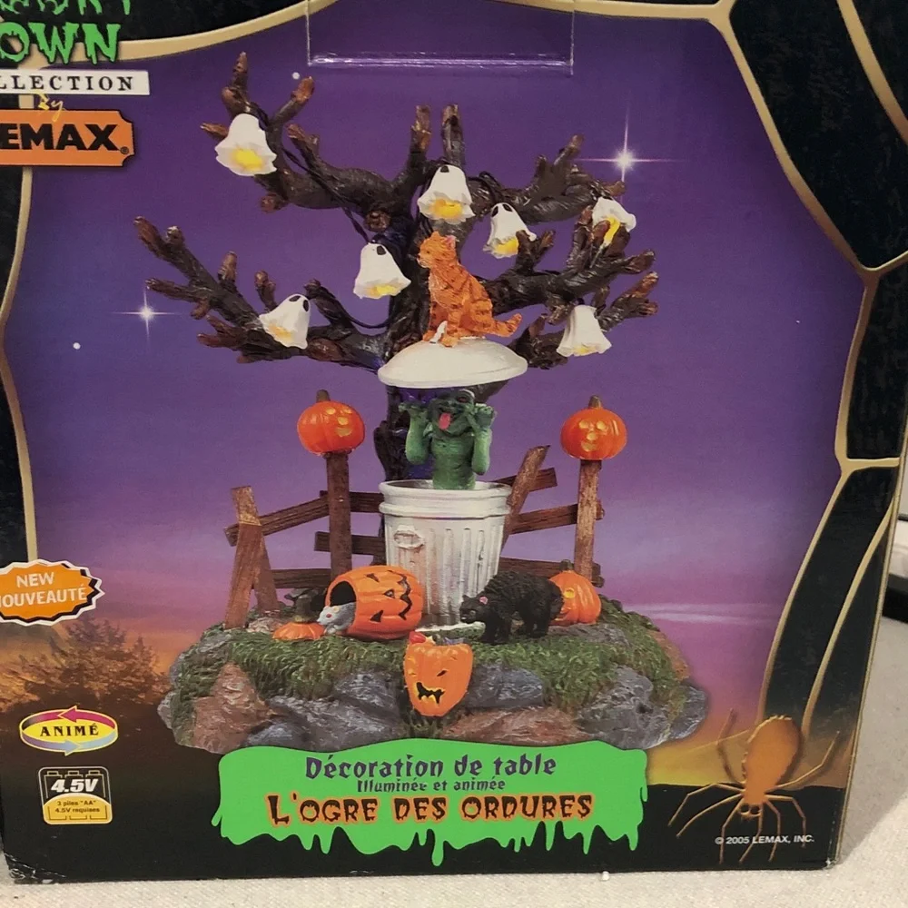 Lemax Spooky Town Garbage Ghoul Rare Pls Read